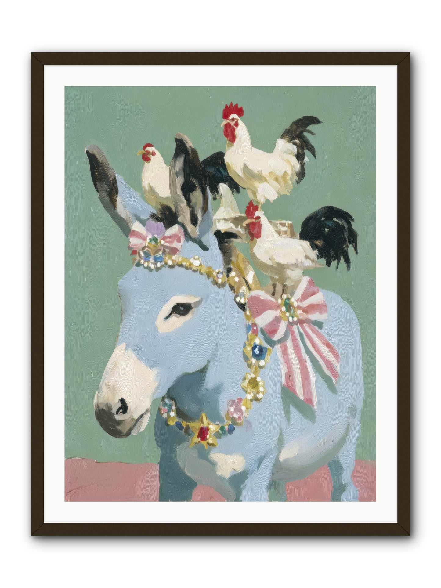The Enchanted Gathering -- Framed Print - Black 30x40