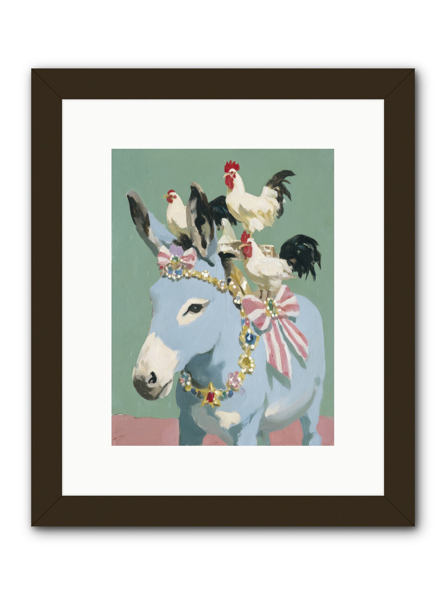 The Enchanted Gathering -- Framed Print - Black 9x12