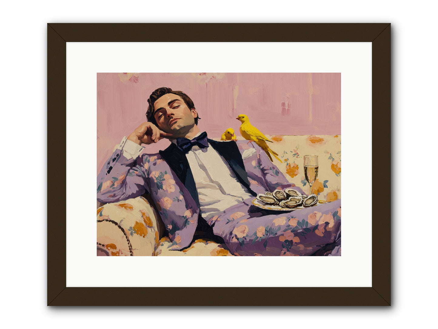 The Epicure's Symphony -- Framed Print - Black 16x12