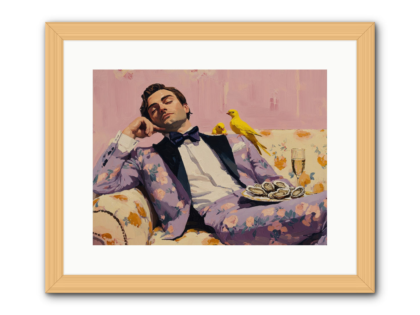 The Epicure's Symphony -- Framed Print - Natural 16x12