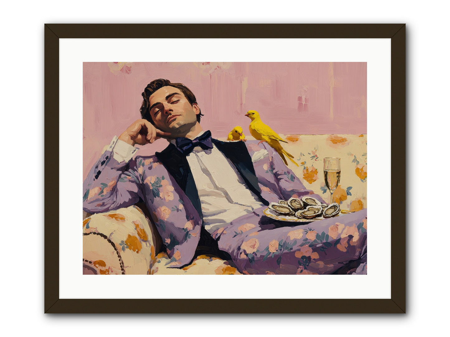 The Epicure's Symphony -- Framed Print - Black 24x18