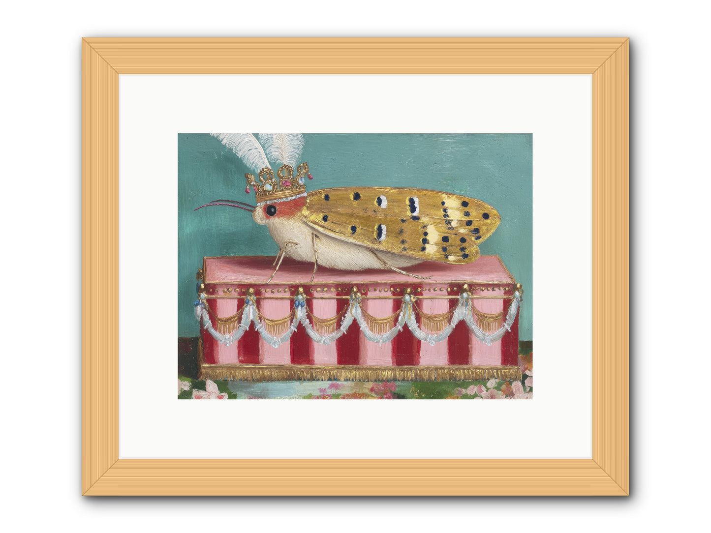 The Ethereal Pavilion -- Framed Print - Natural 12x9