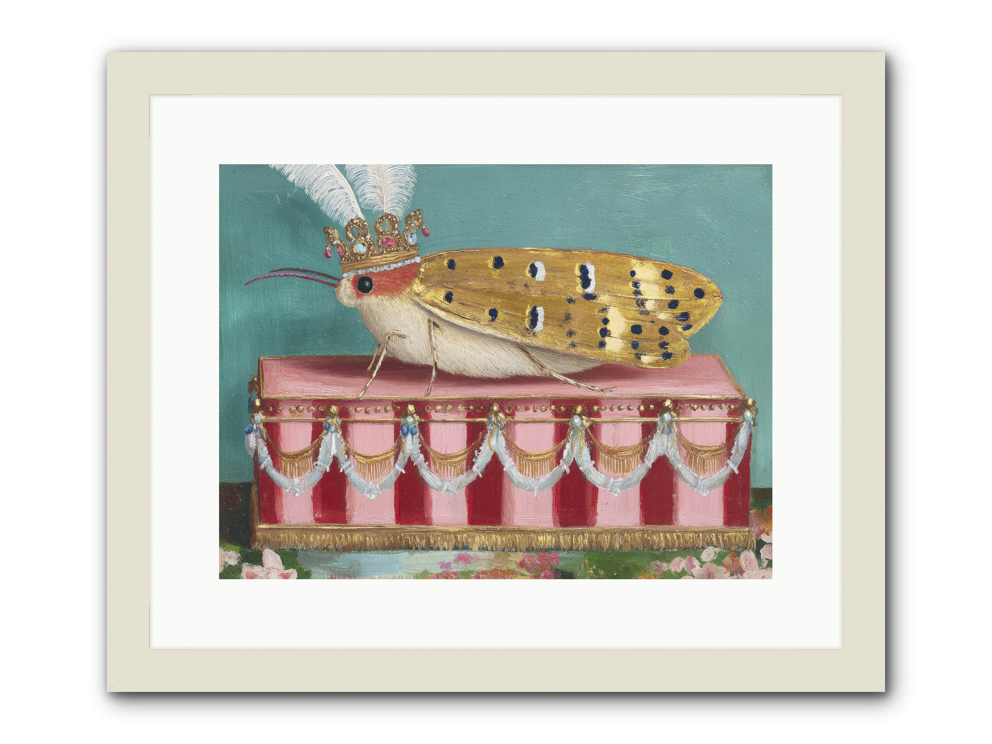 The Ethereal Pavilion -- Framed Print - White 16x12