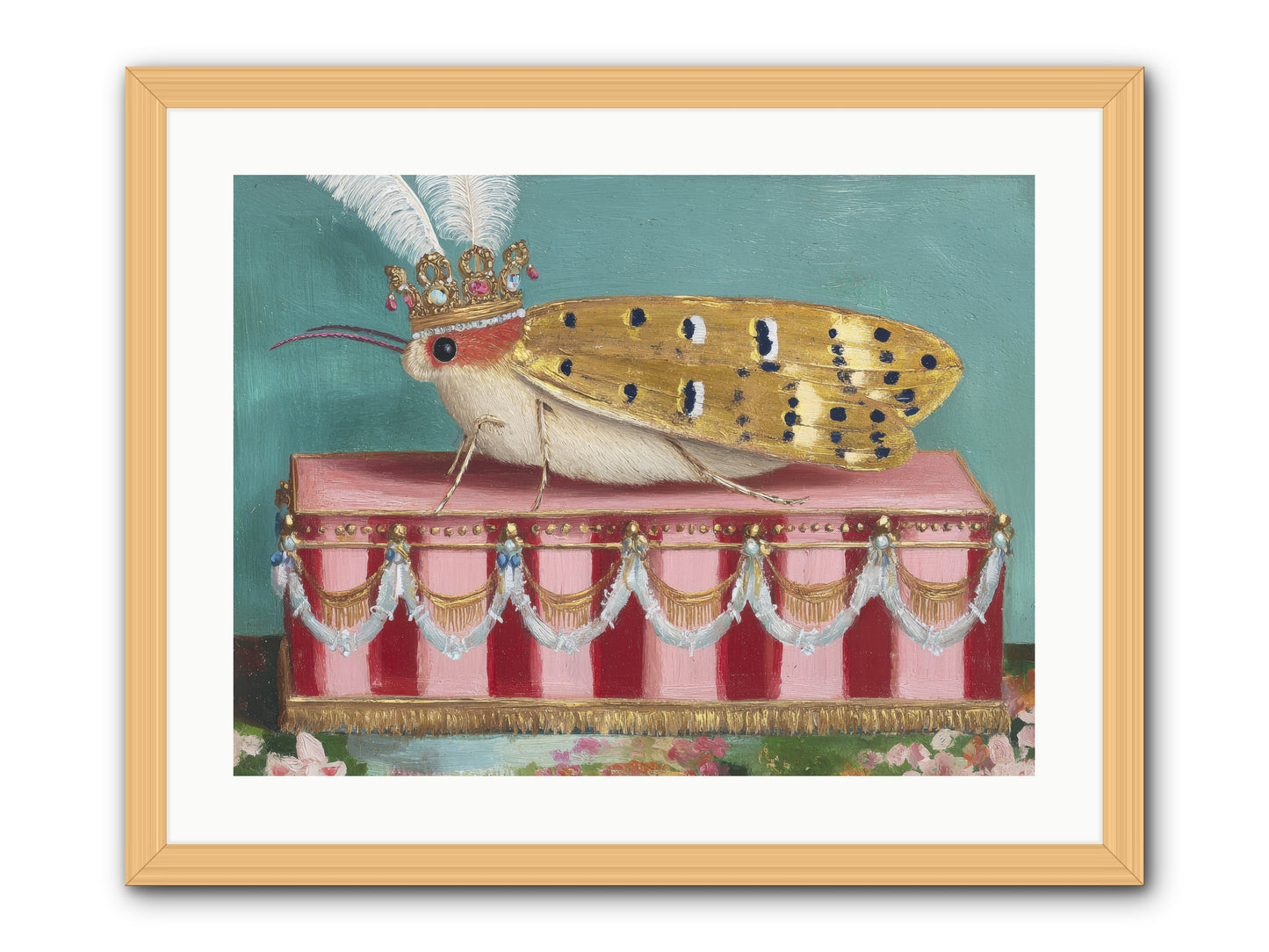 The Ethereal Pavilion -- Framed Print - Natural 24x18