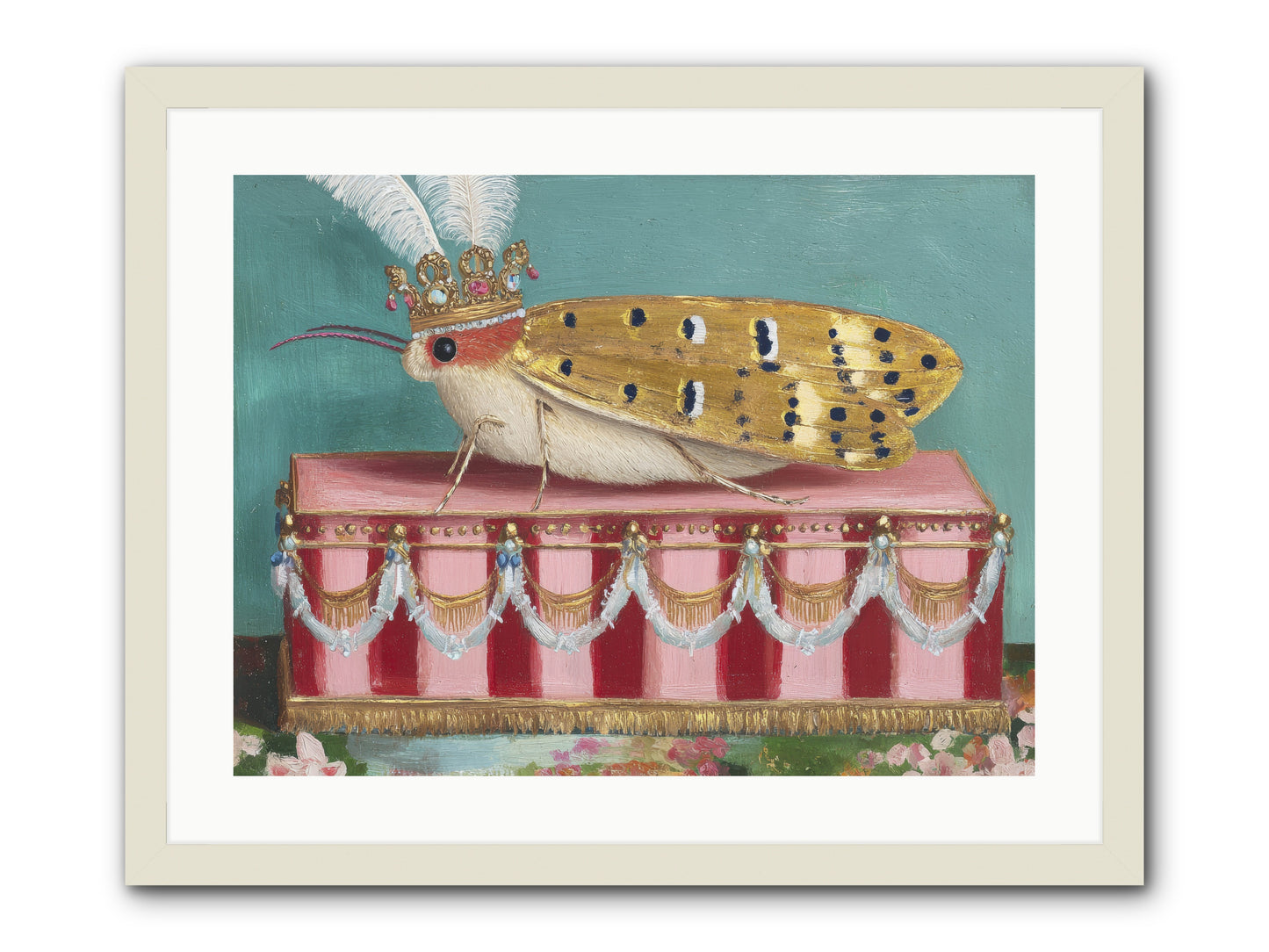 The Ethereal Pavilion -- Framed Print - White 24x18