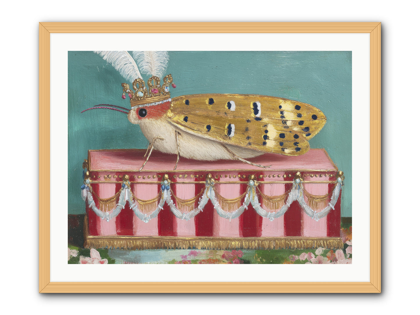 The Ethereal Pavilion -- Framed Print - Natural 32x24