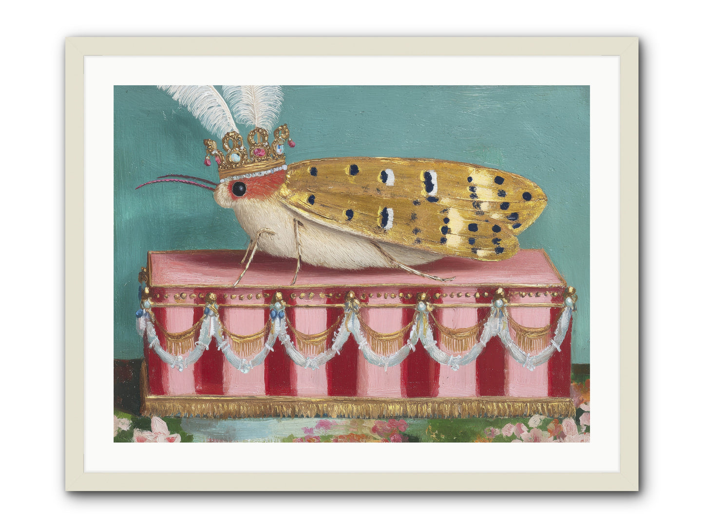 The Ethereal Pavilion -- Framed Print - White 32x24