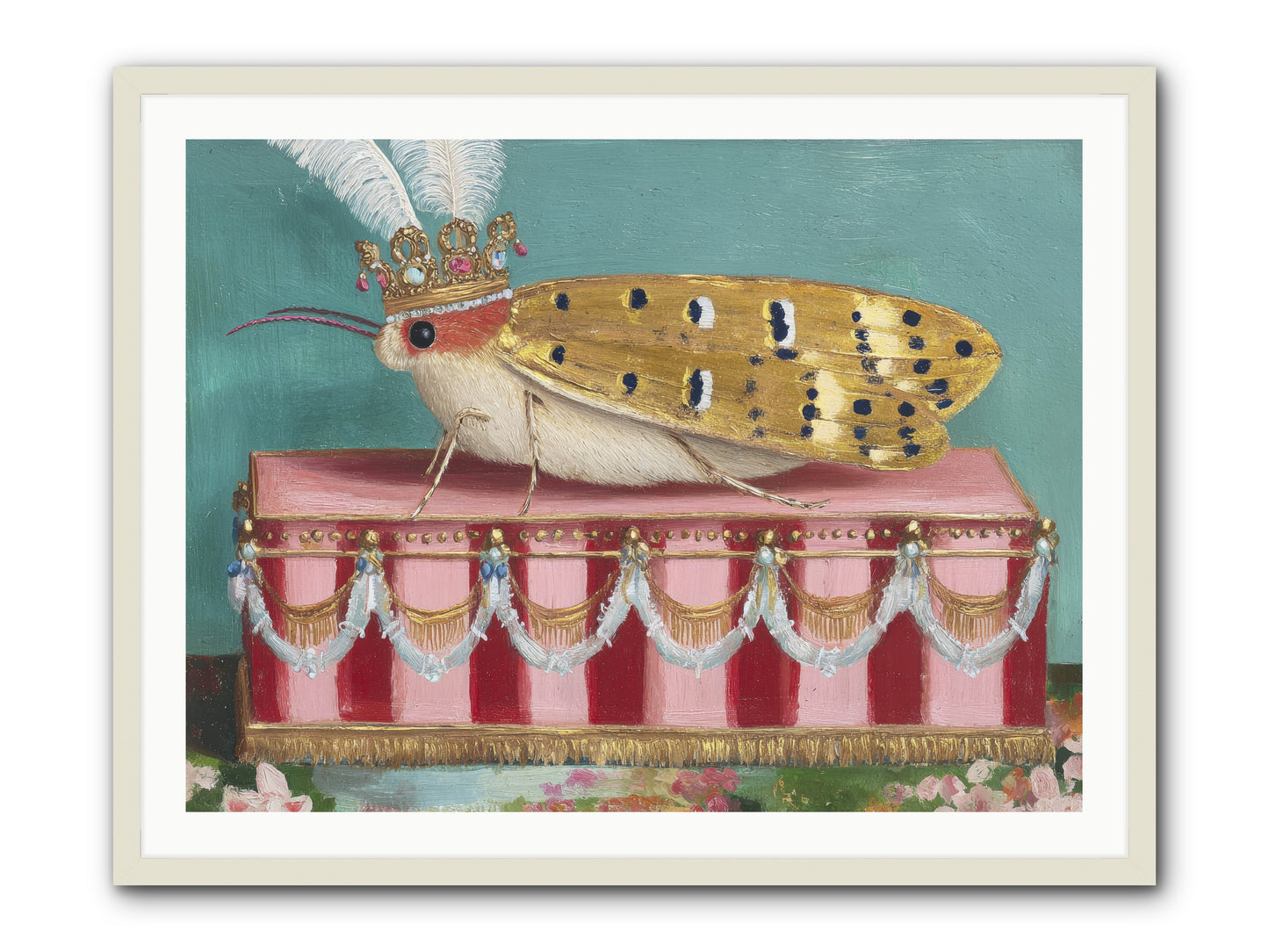 The Ethereal Pavilion -- Framed Print - White 40x30