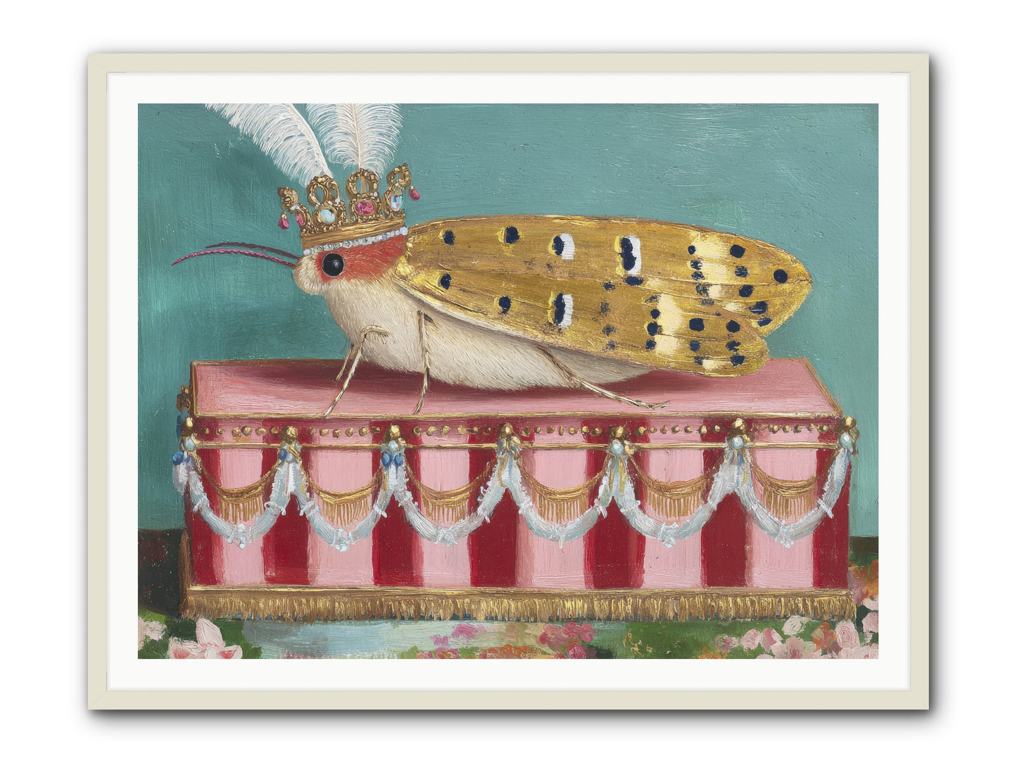 The Ethereal Pavilion -- Framed Print - White 48x36