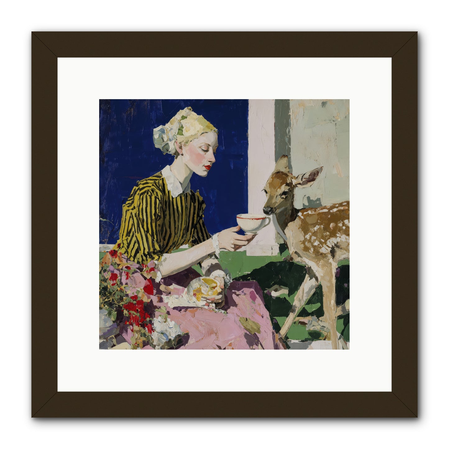 The Etiquette of Wild Things -- Framed Print - Black 12x12
