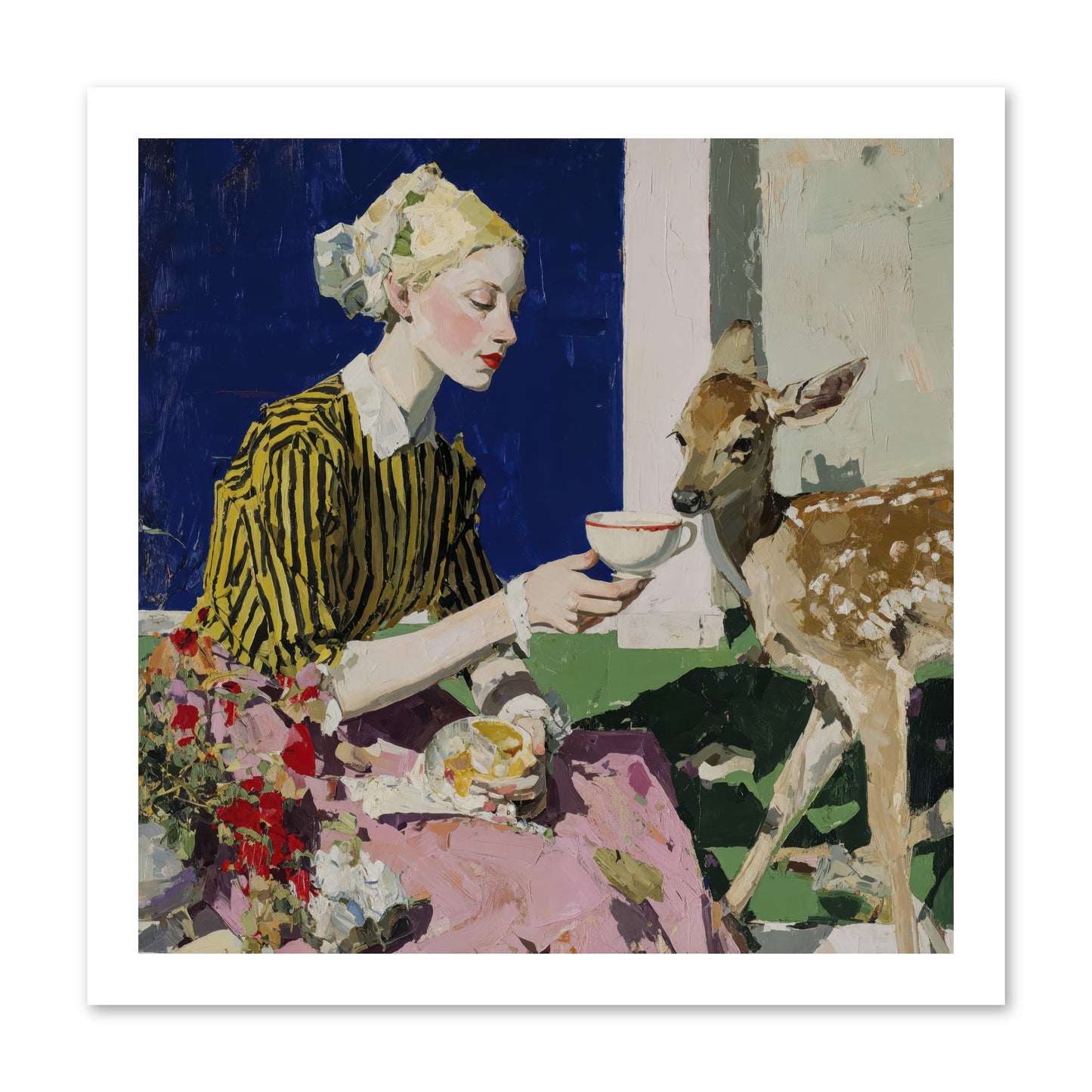 The Etiquette of Wild Things -- Paper Print 16x16
