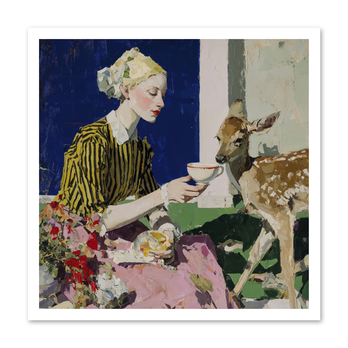 The Etiquette of Wild Things -- Paper Print 24x24