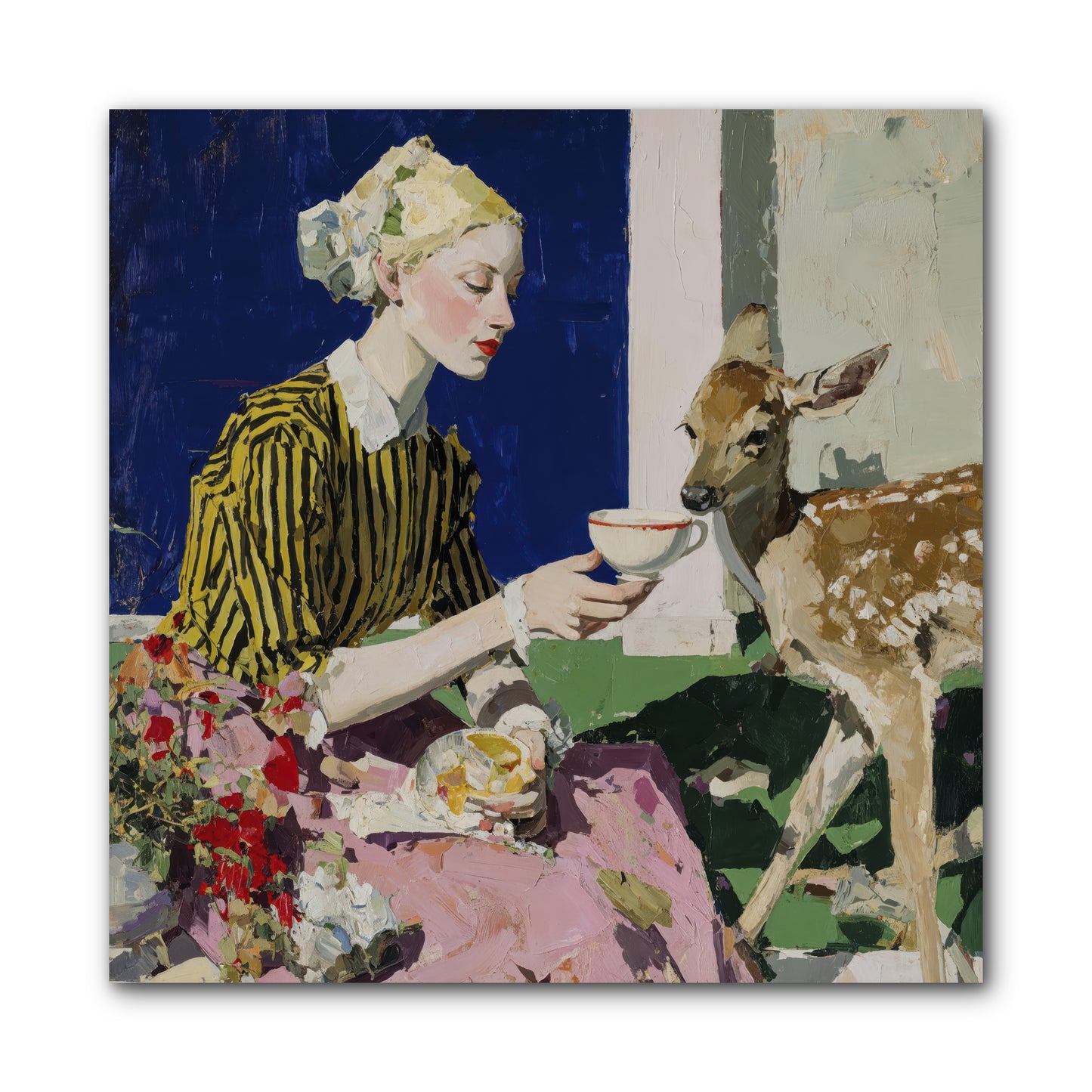 The Etiquette of Wild Things -- Wrapped Canvas 10x10