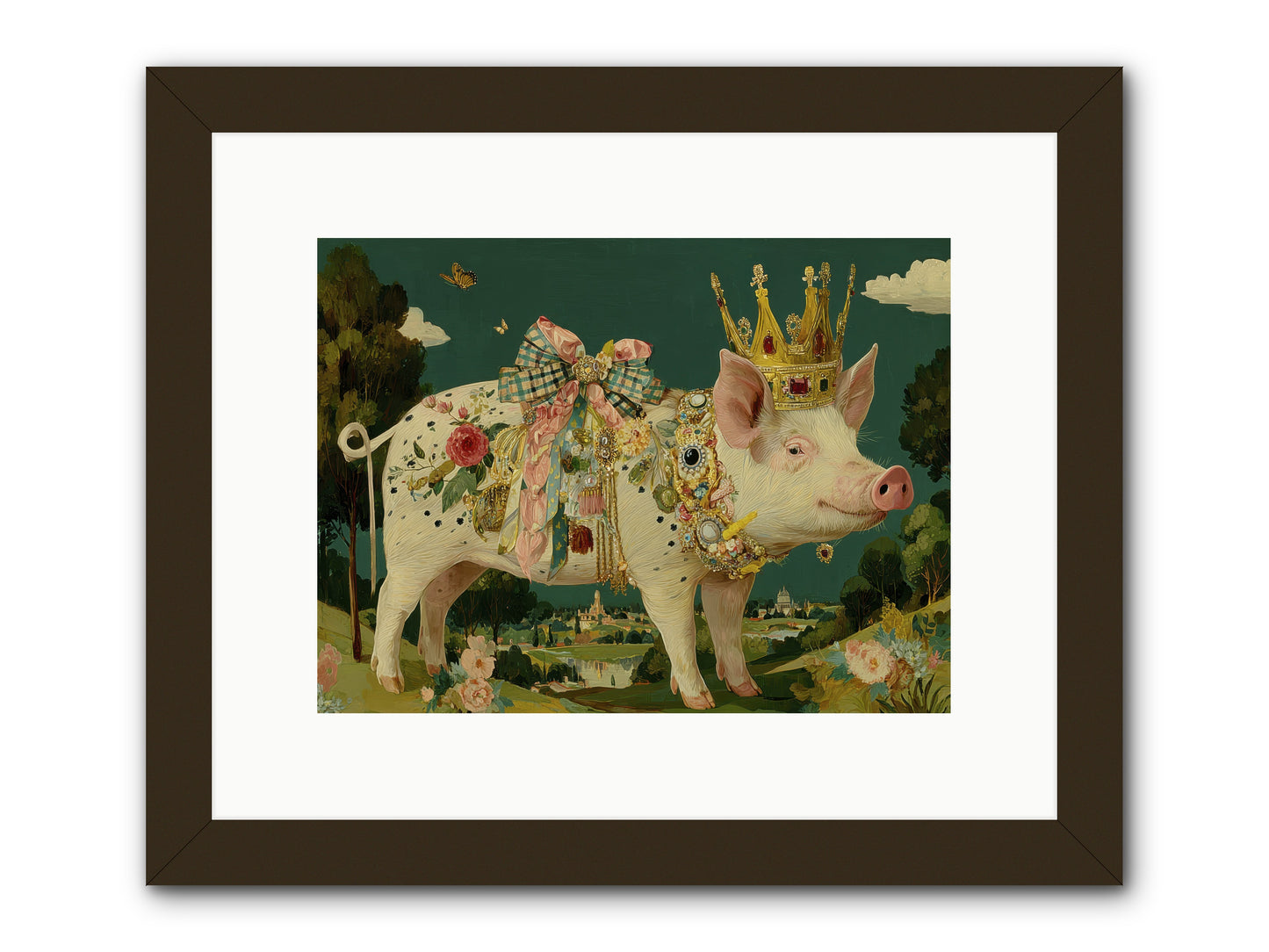 The Euphoric Arrival -- Framed Print - Black 12x9