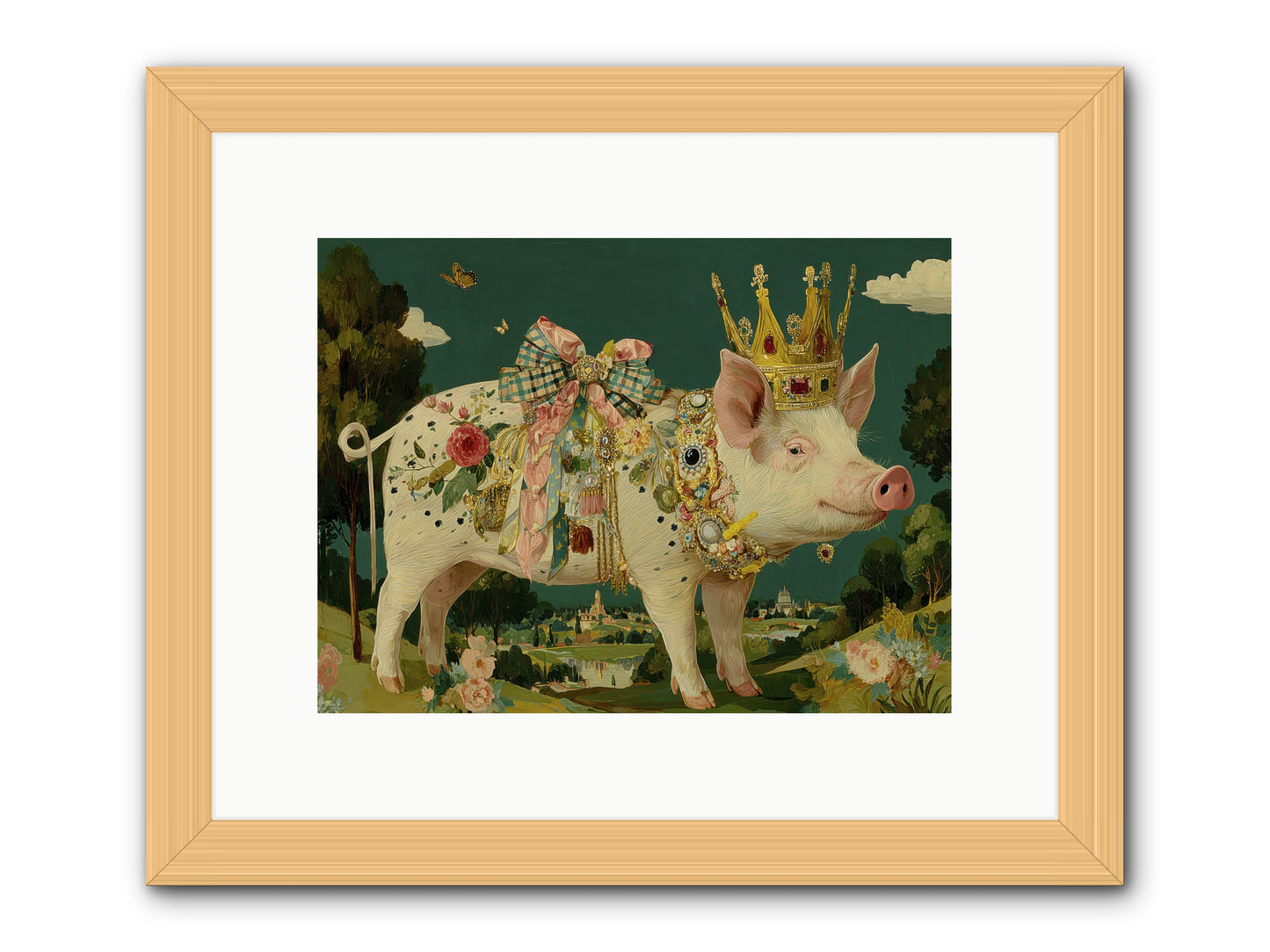 The Euphoric Arrival -- Framed Print - Natural 12x9