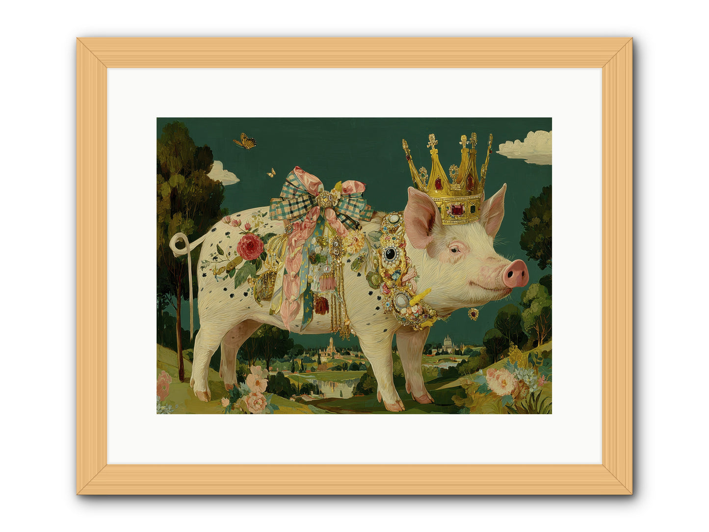 The Euphoric Arrival -- Framed Print - Natural 16x12