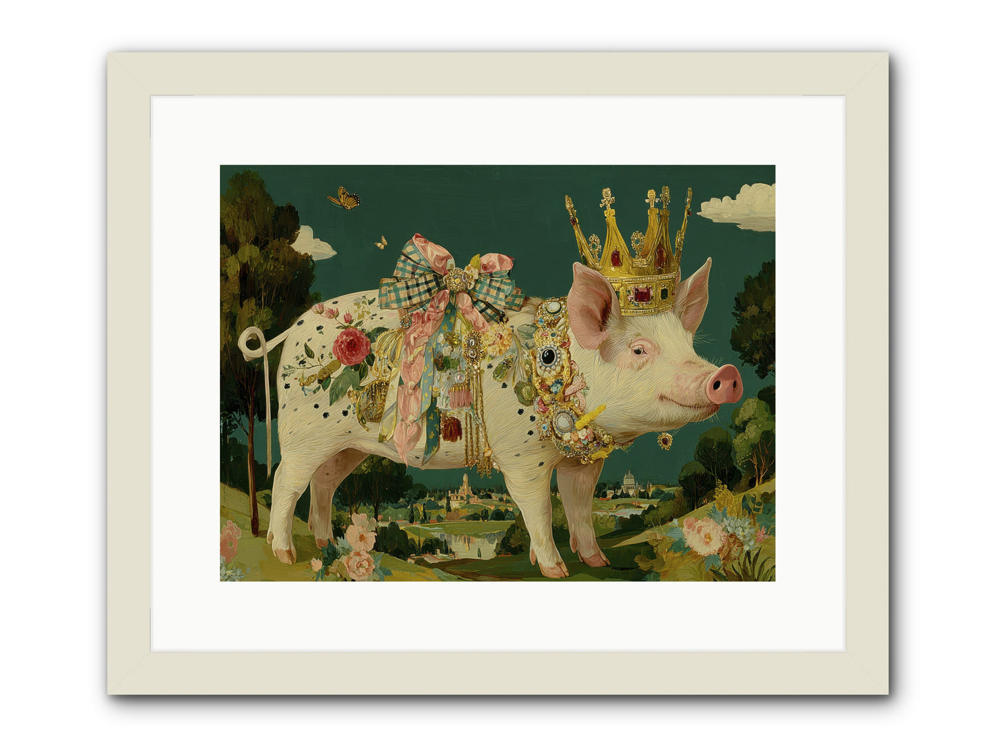 The Euphoric Arrival -- Framed Print - White 16x12
