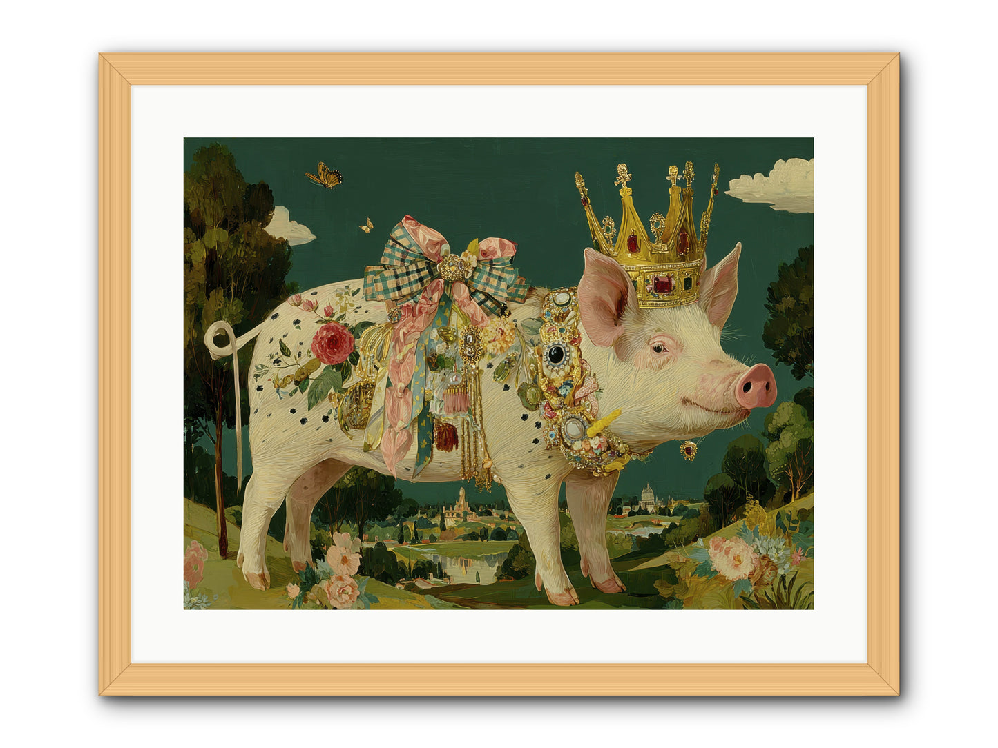 The Euphoric Arrival -- Framed Print - Natural 24x18