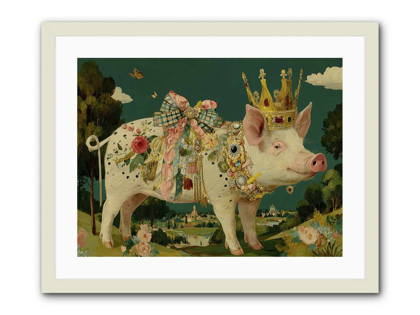 The Euphoric Arrival -- Framed Print - White 24x18