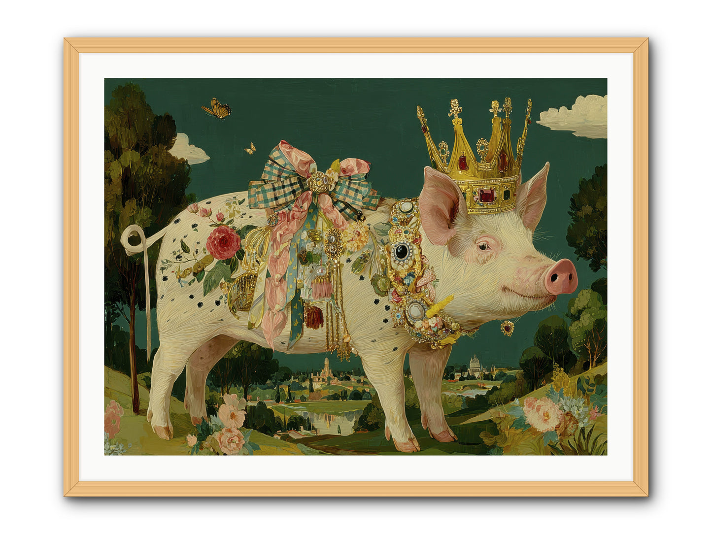 The Euphoric Arrival -- Framed Print - Natural 40x30