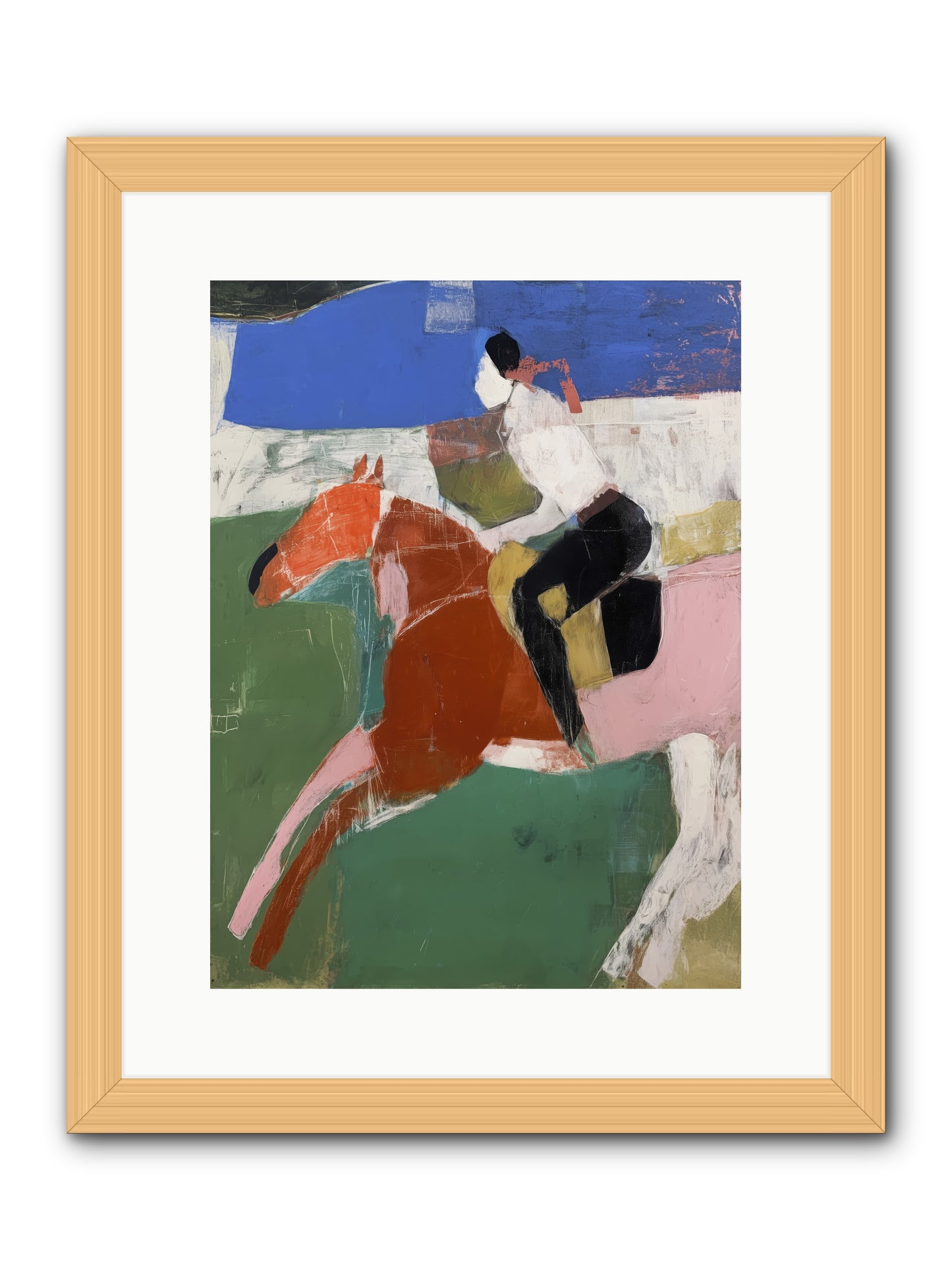 The Expected Magic -- Framed Print - Natural 12x16