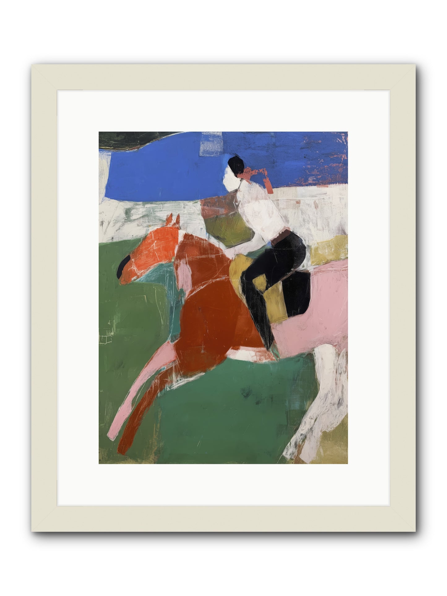 The Expected Magic -- Framed Print - White 12x16