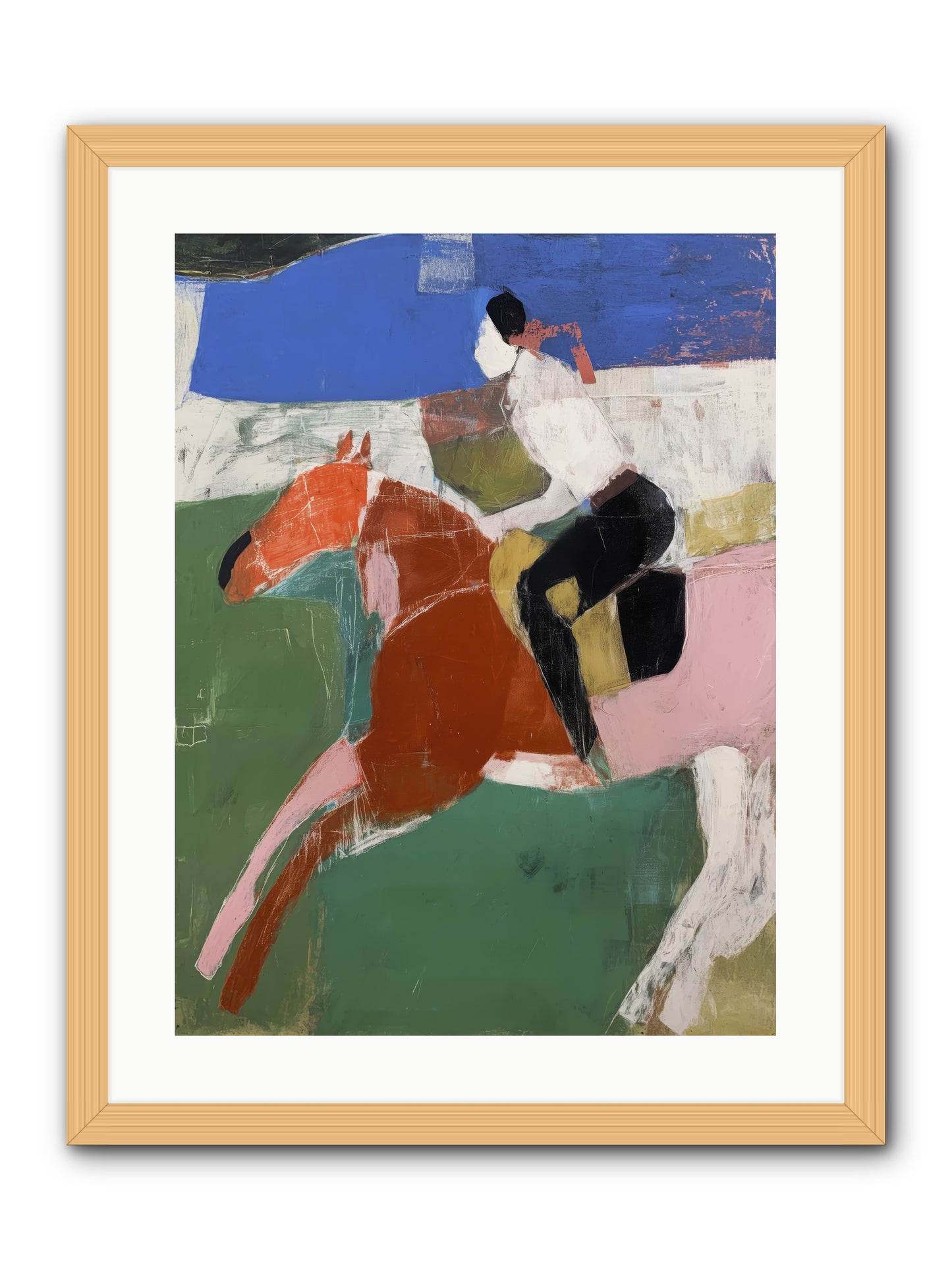 The Expected Magic -- Framed Print - Natural 18x24