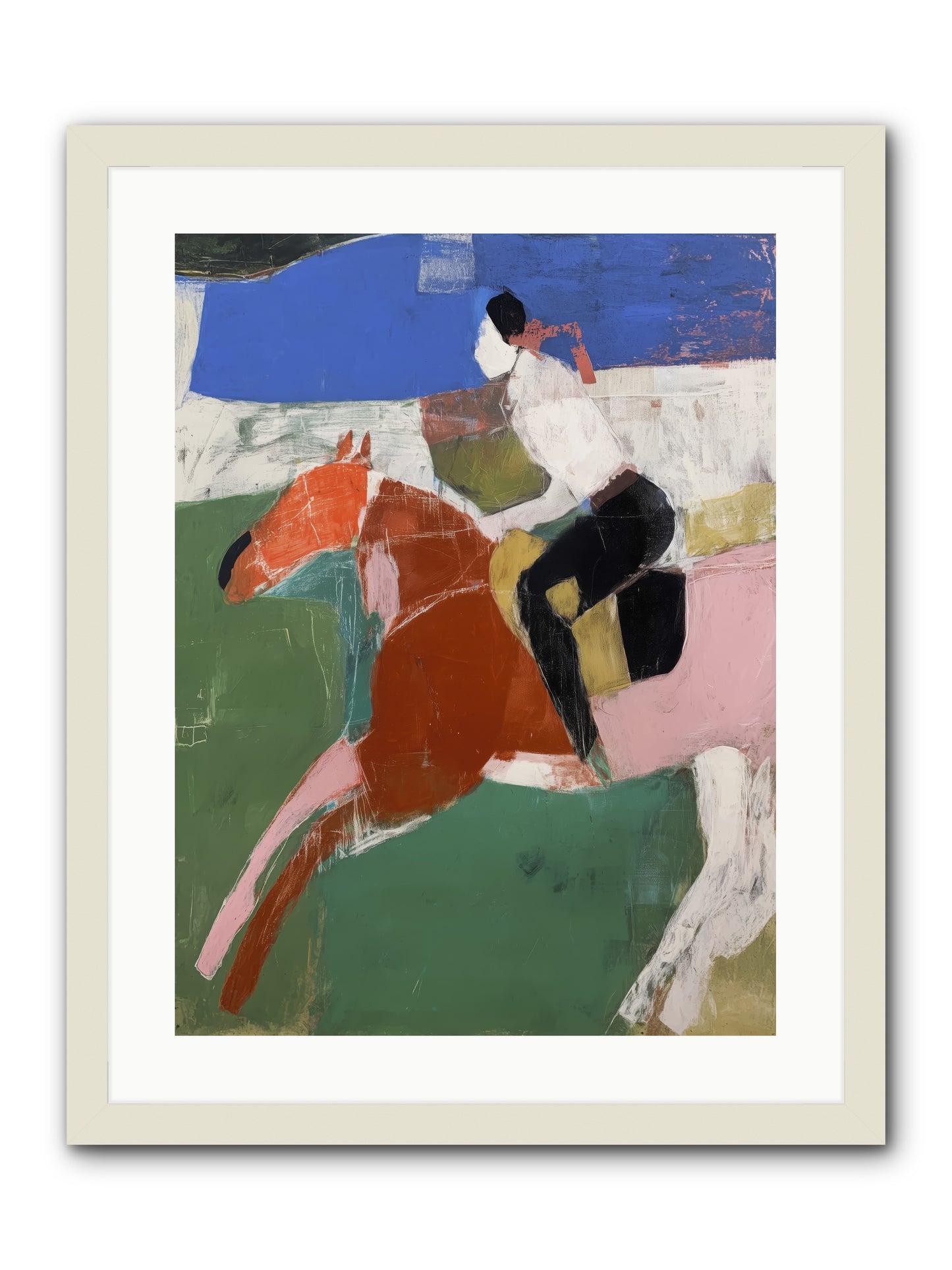 The Expected Magic -- Framed Print - White 18x24