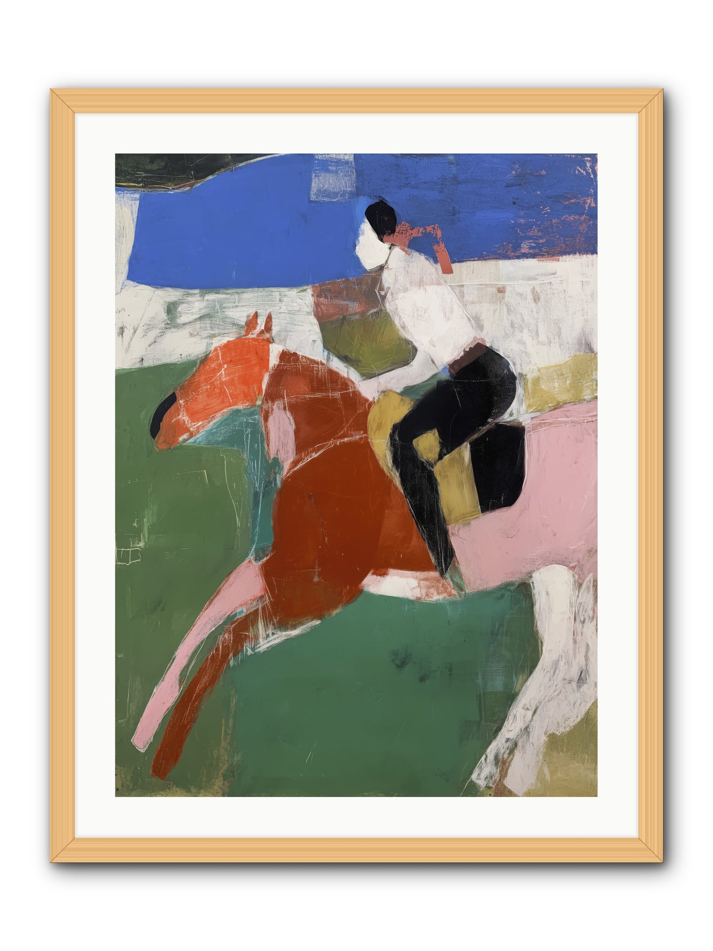 The Expected Magic -- Framed Print - Natural 24x32