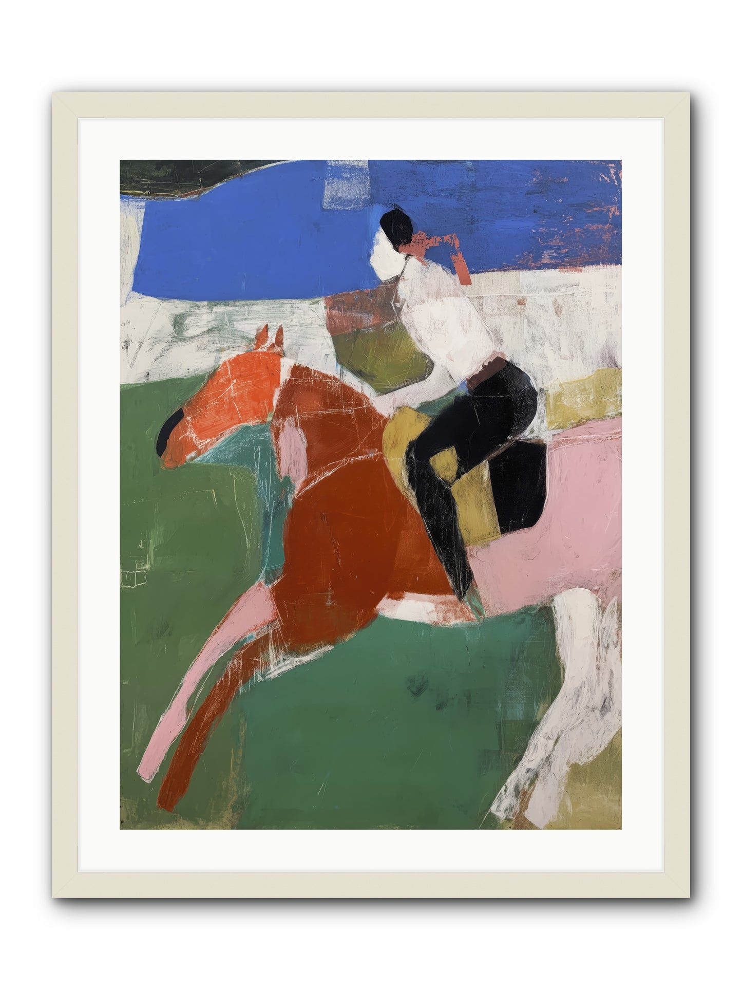 The Expected Magic -- Framed Print - White 24x32