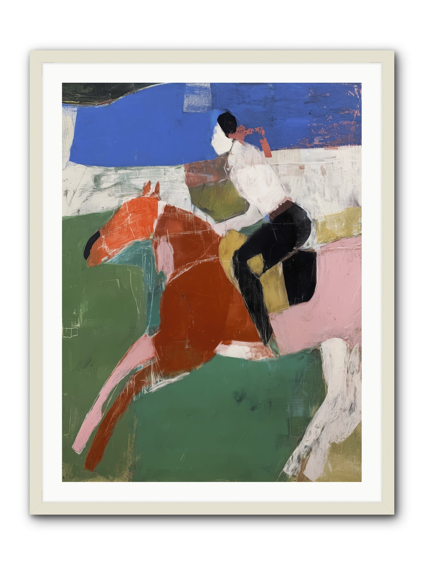 The Expected Magic -- Framed Print - White 30x40