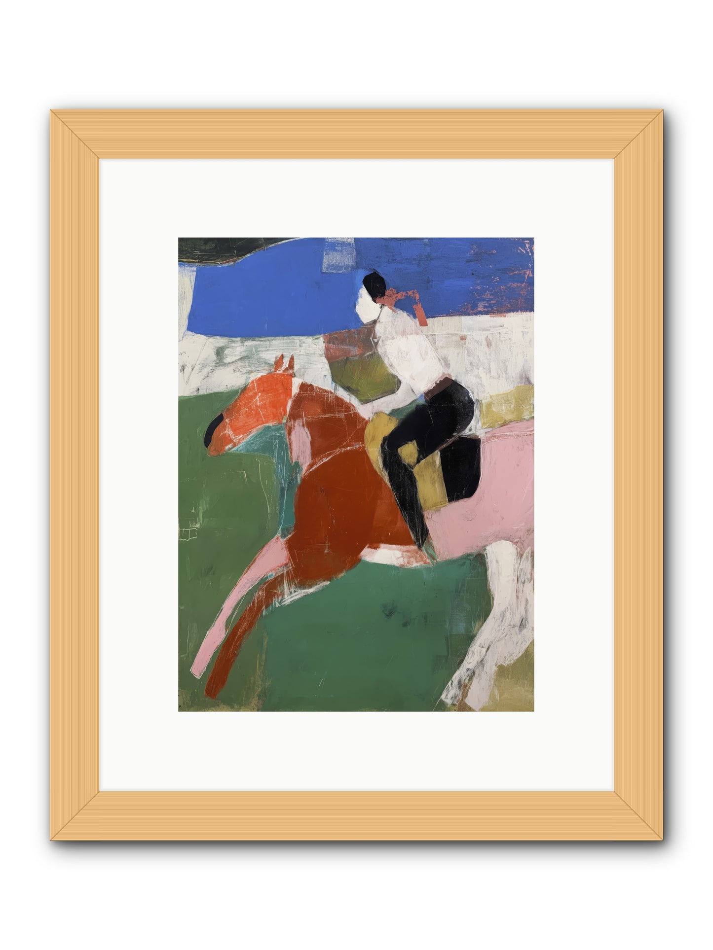 The Expected Magic -- Framed Print - Natural 9x12