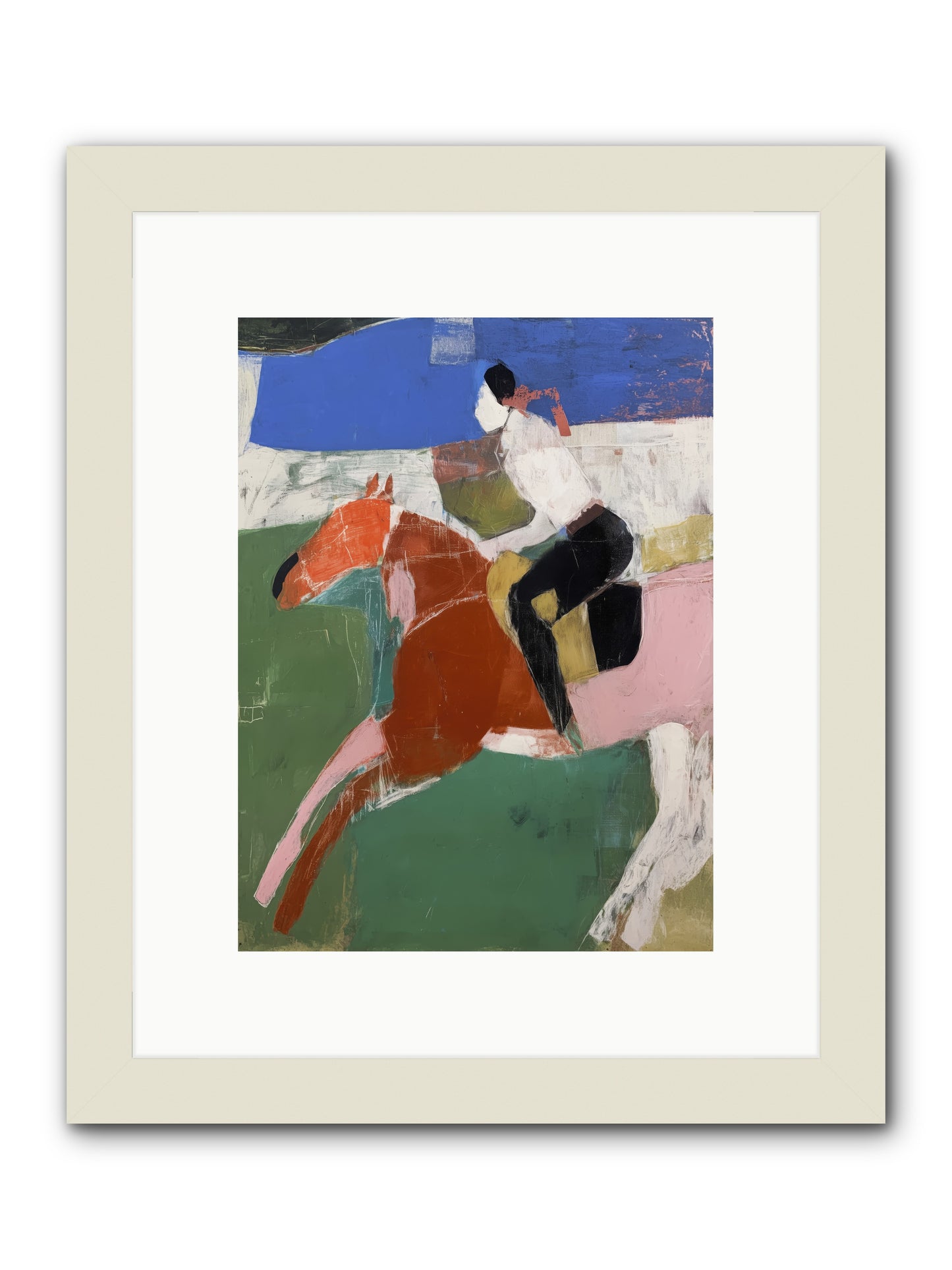The Expected Magic -- Framed Print - White 9x12