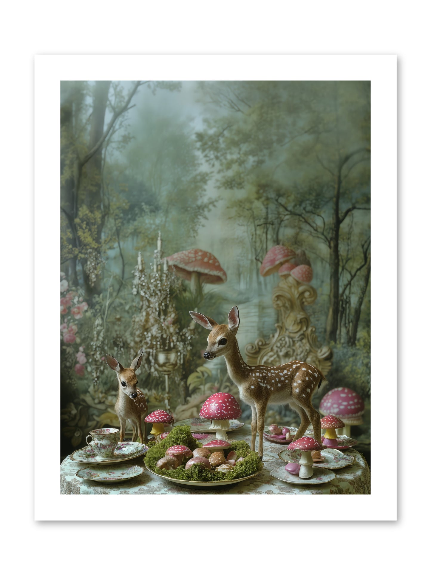 The Fairy Court -- Paper Print 12x16