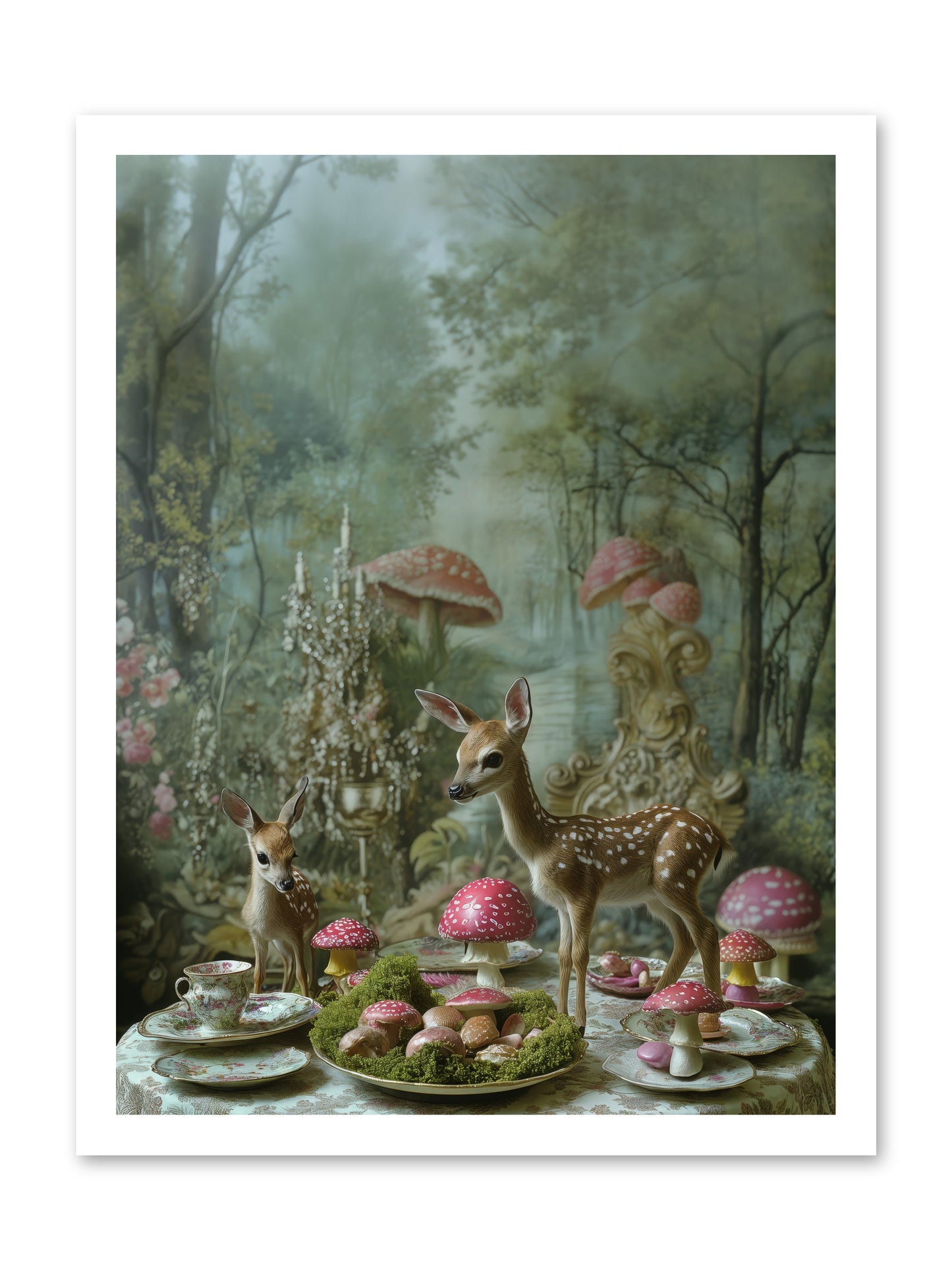 The Fairy Court -- Paper Print 18x24