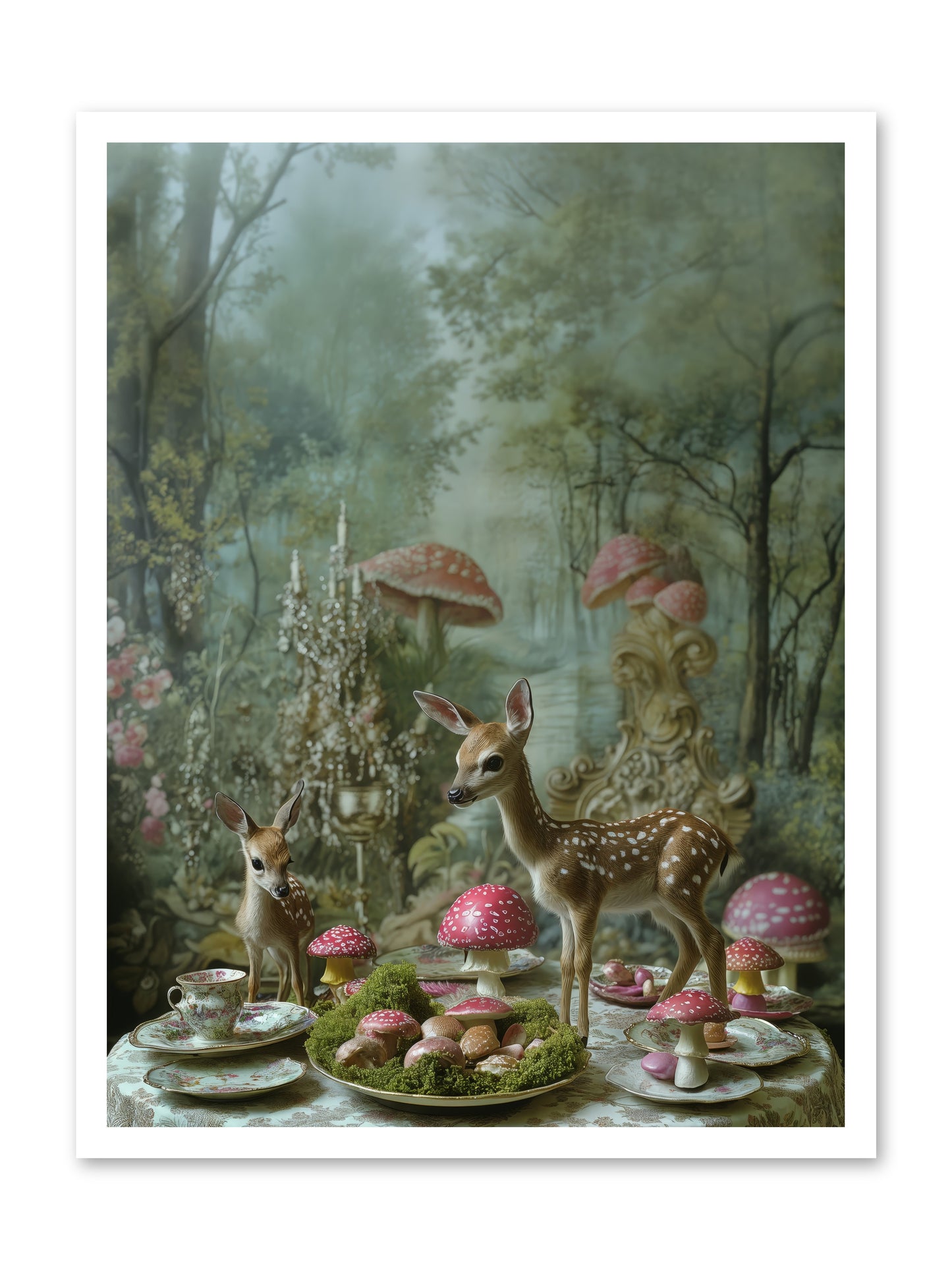 The Fairy Court -- Loose Canvas Print 24x32