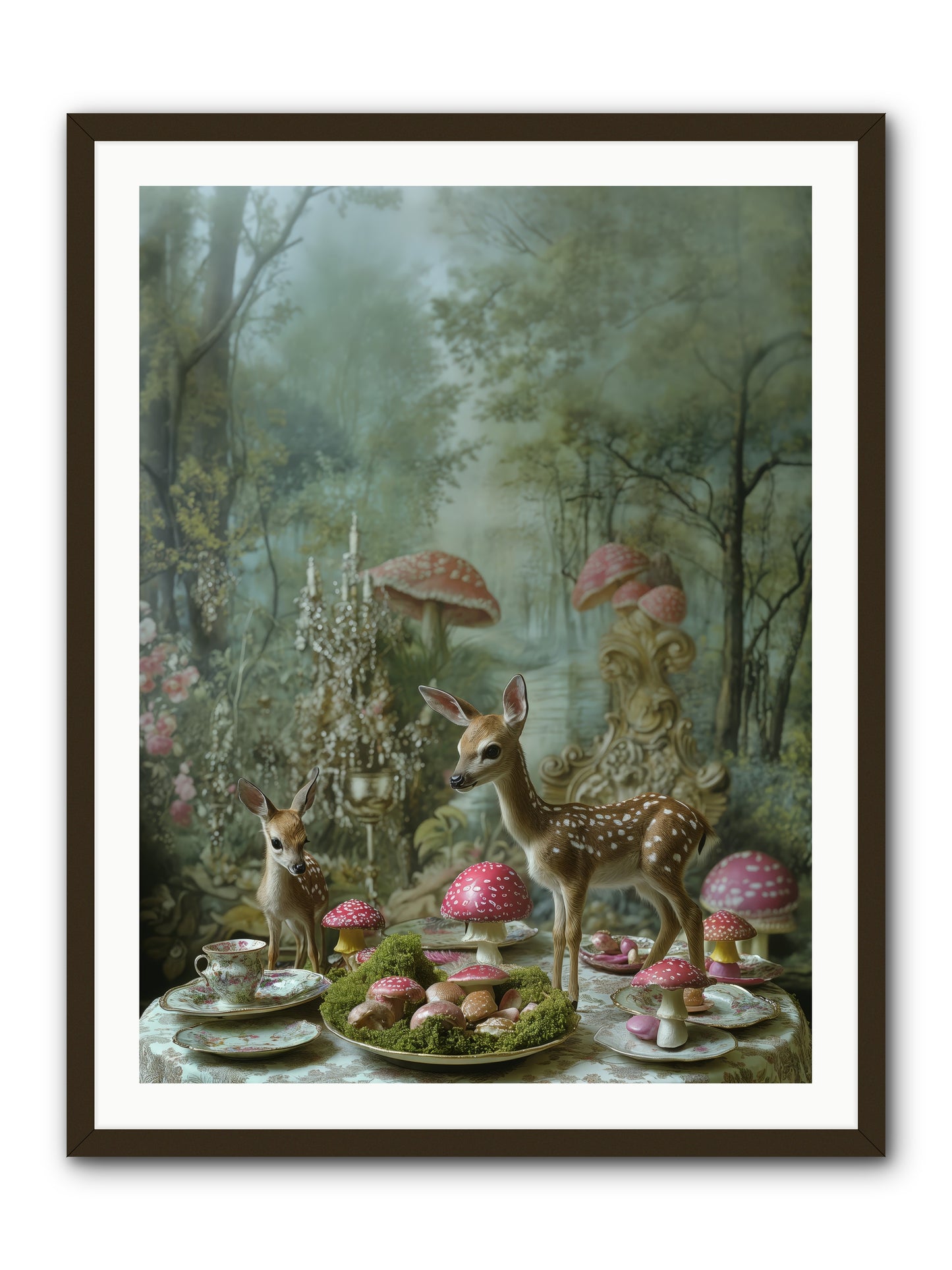 The Fairy Court -- Framed Print - Black 30x40