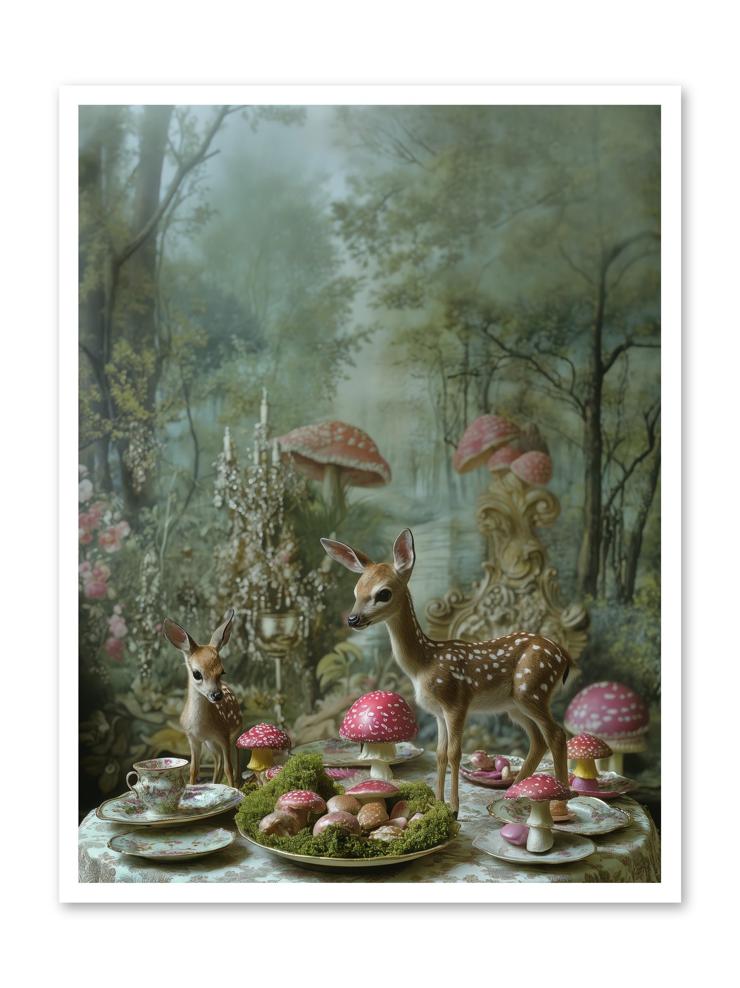 The Fairy Court -- Paper Print 30x40