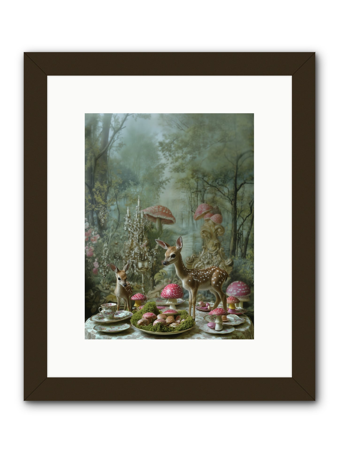 The Fairy Court -- Framed Print - Black 9x12