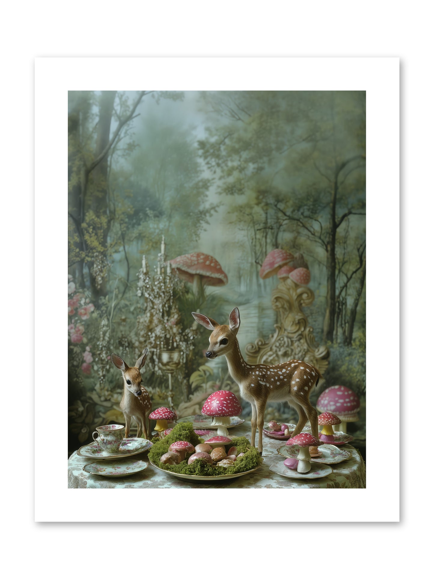 The Fairy Court -- Paper Print 9x12