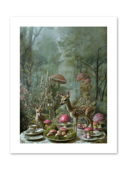 The Fairy Court -- Paper Print 9x12