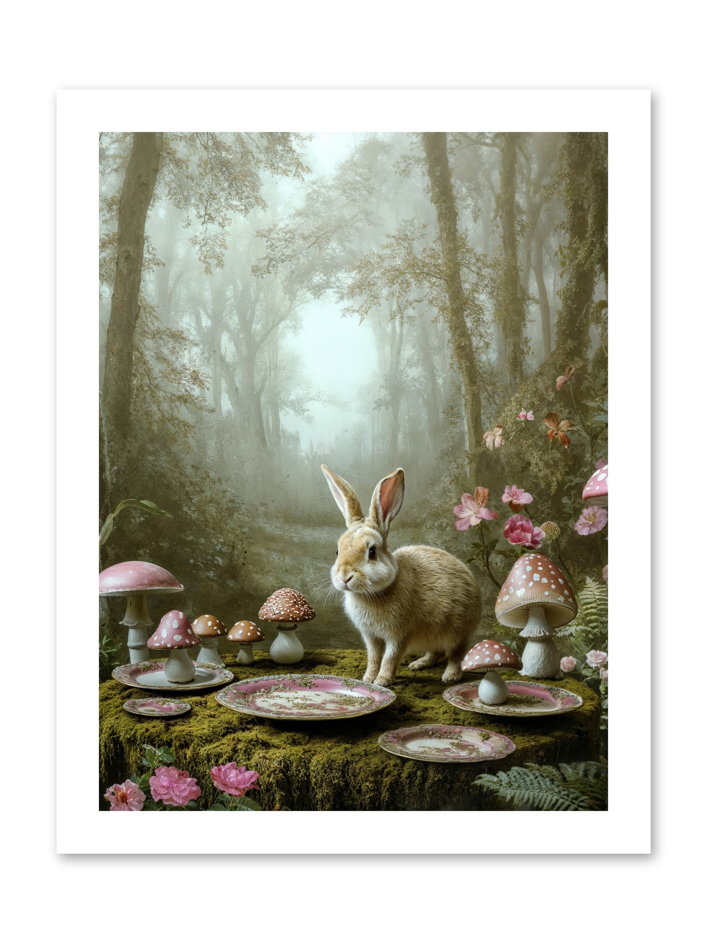 The Fairy Court Lapin -- Paper Print 12x16