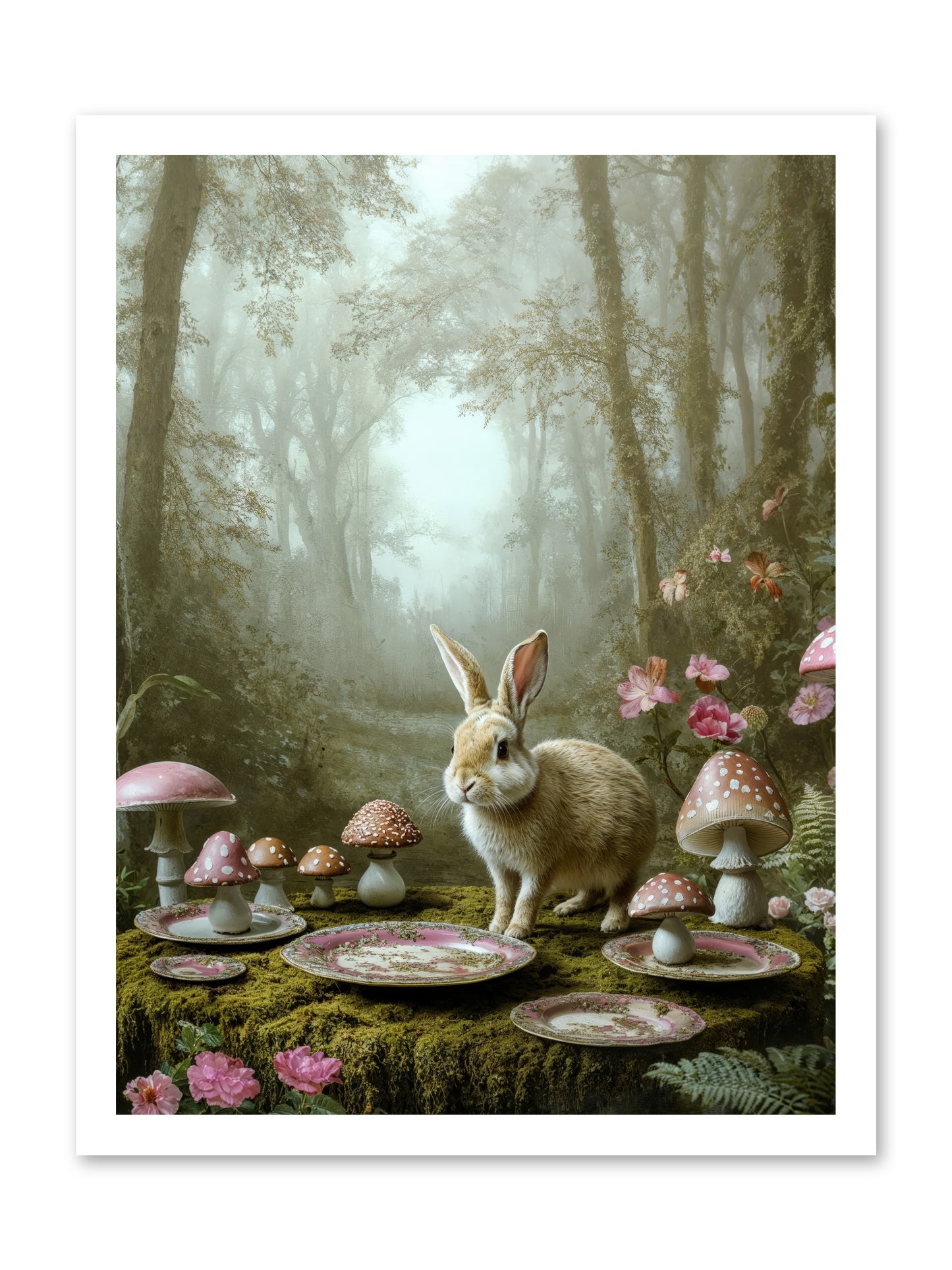 The Fairy Court Lapin -- Loose Canvas Print 18x24