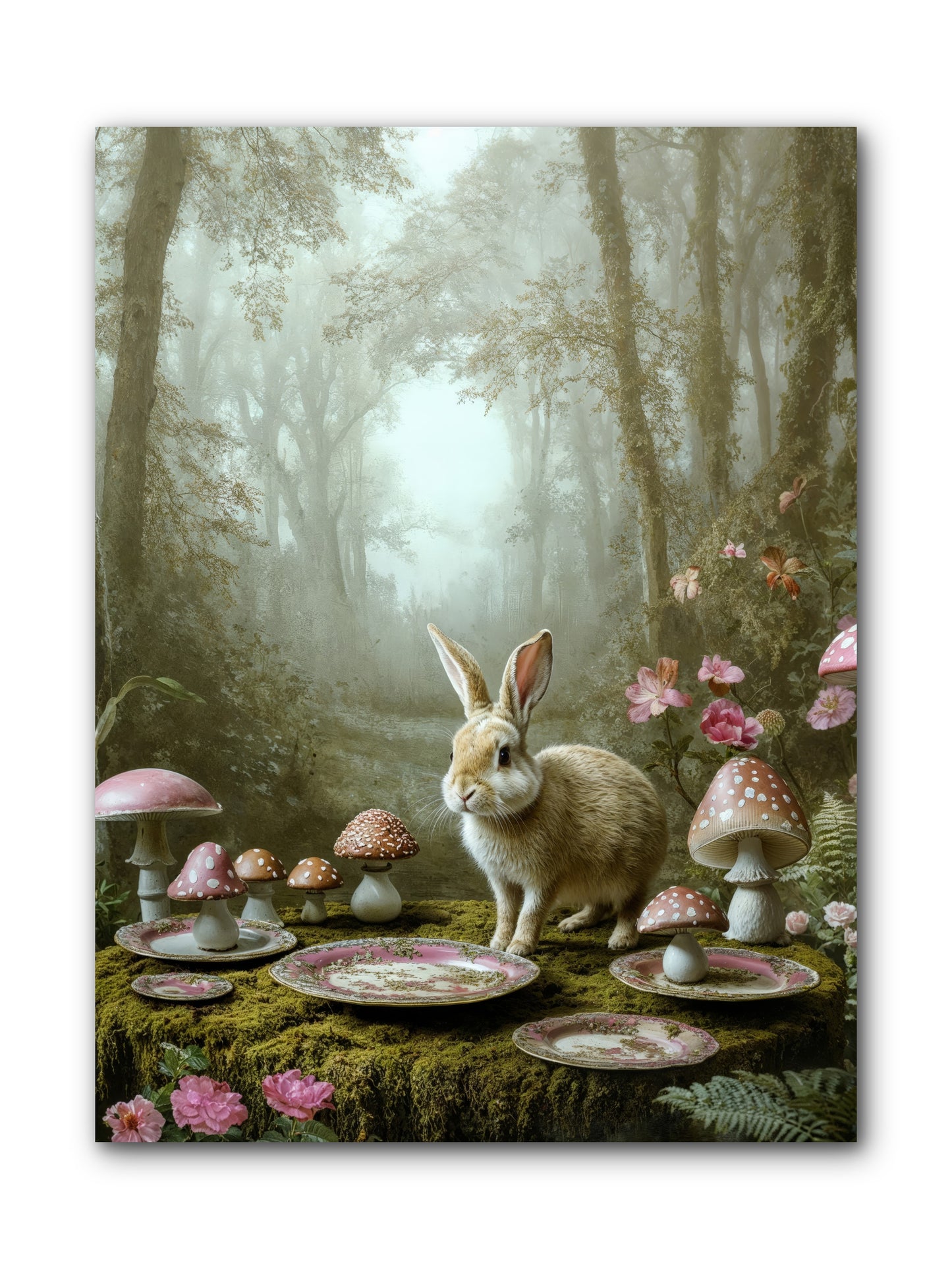 The Fairy Court Lapin -- Wrapped Canvas 9x12