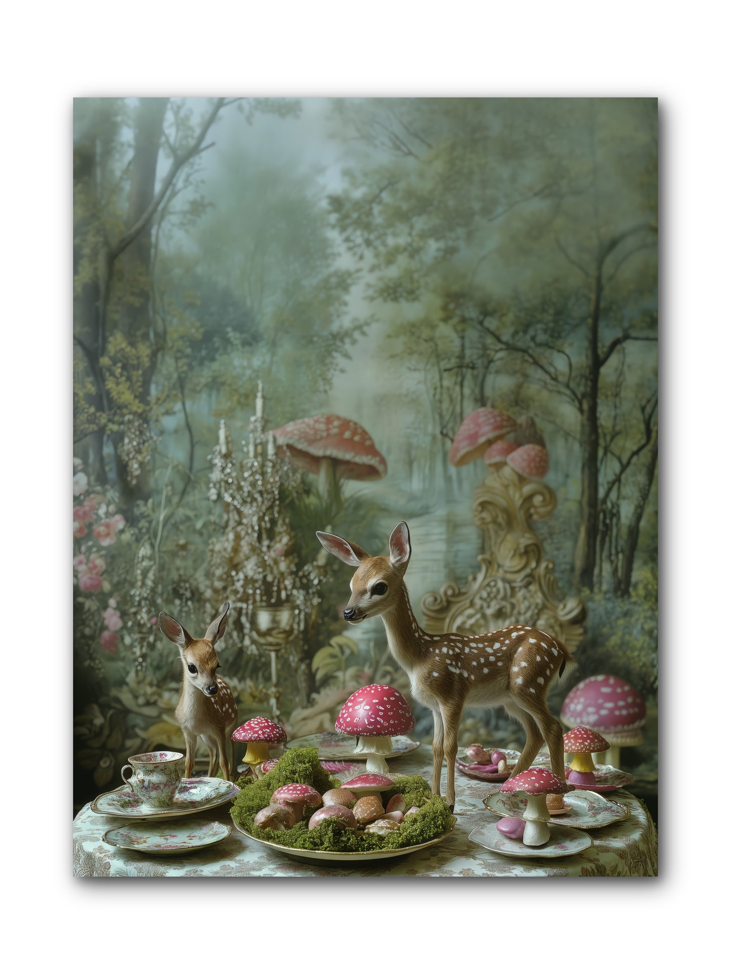 The Fairy Court -- Wrapped Canvas 9x12