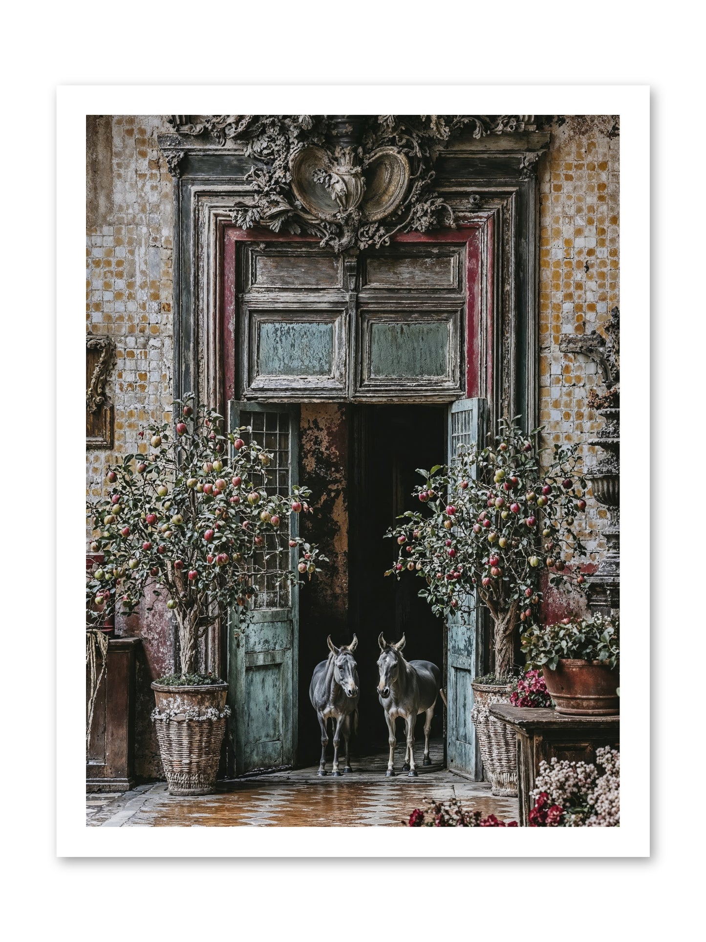 The Familiar Gate -- Loose Canvas Print 18x24