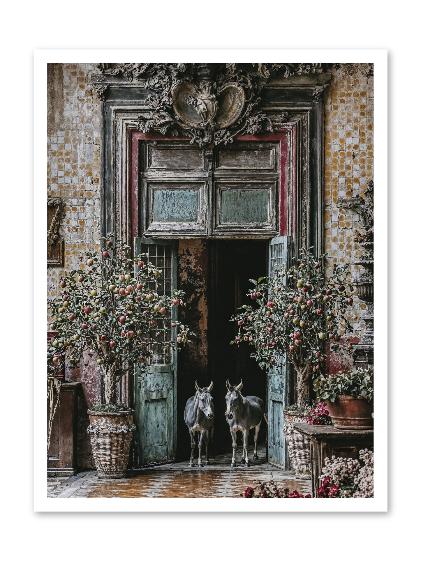 The Familiar Gate -- Paper Print 24x32