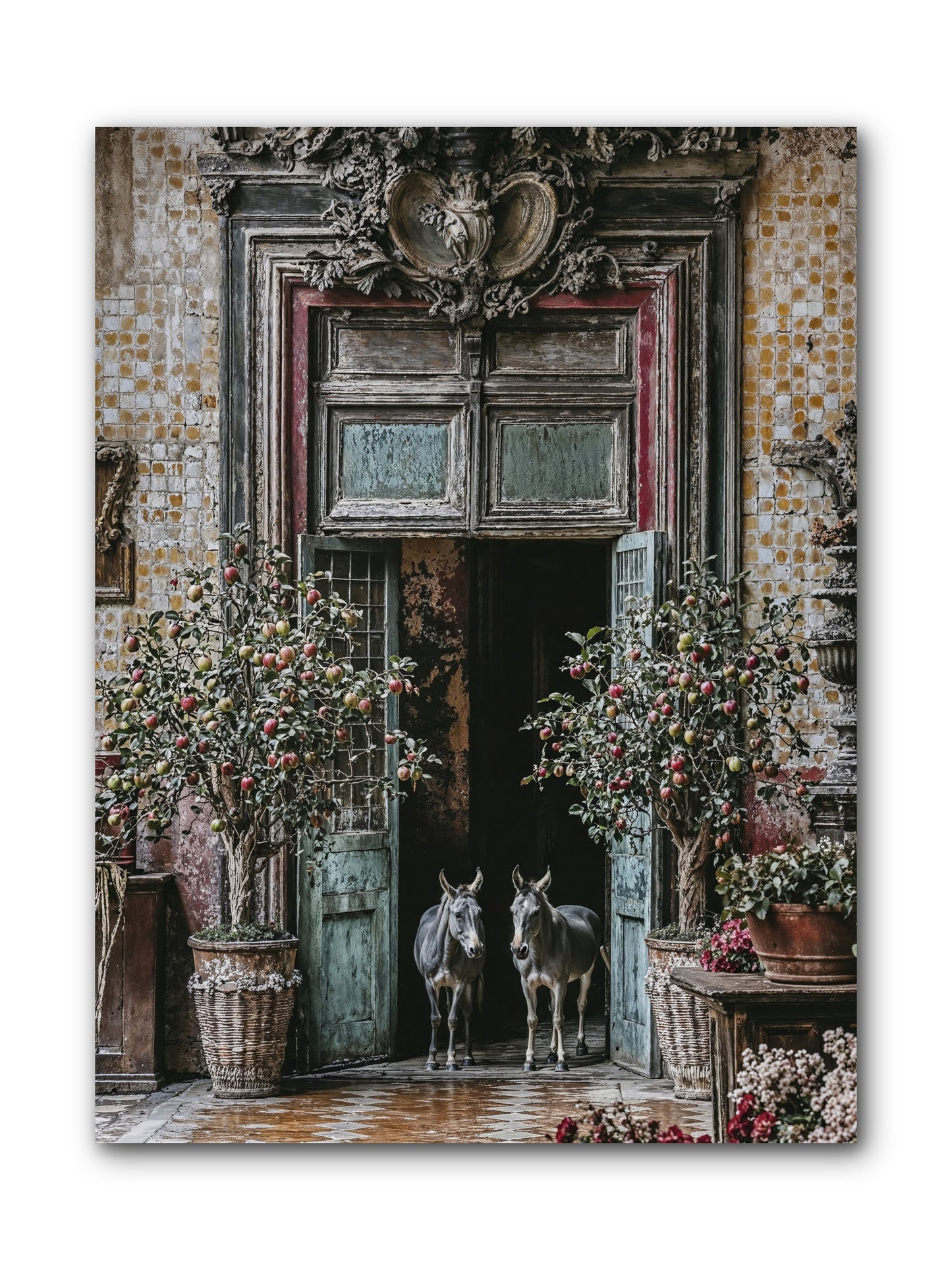 The Familiar Gate -- Wrapped Canvas 9x12