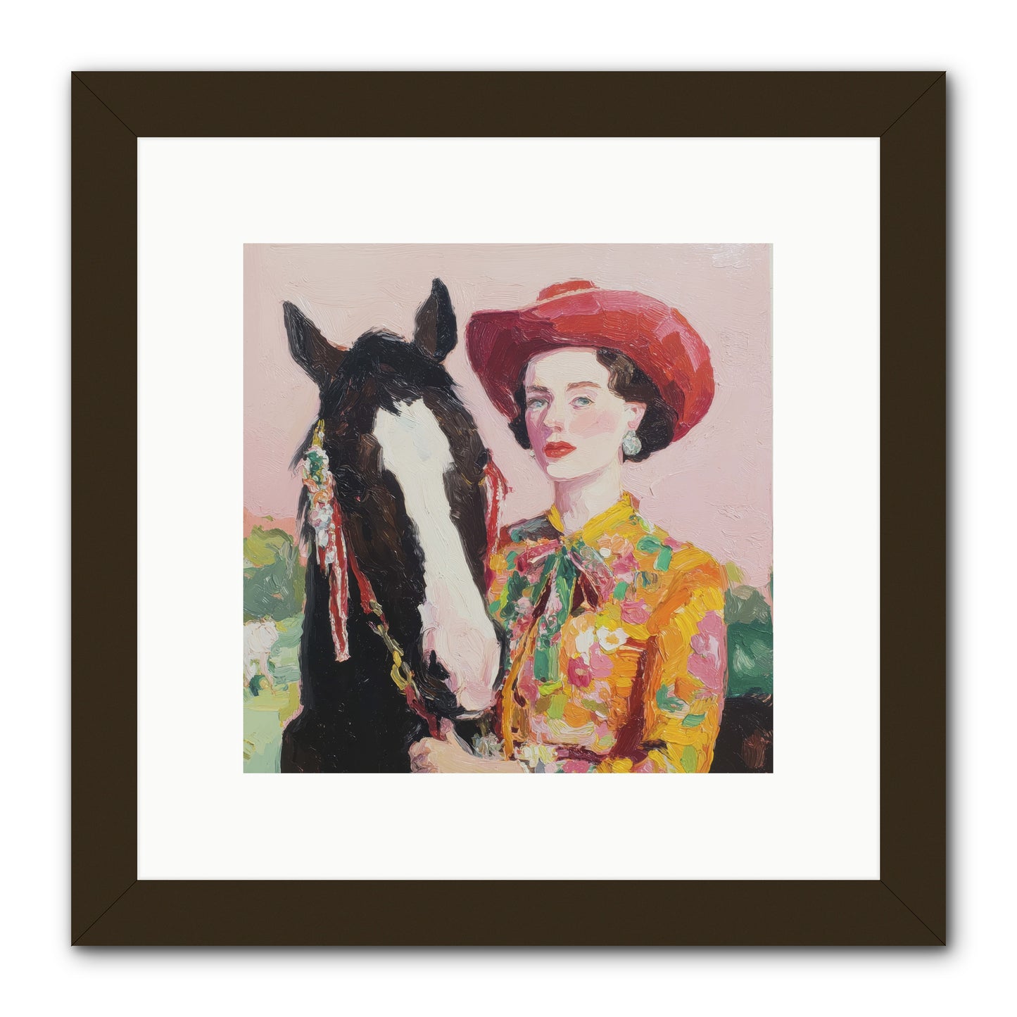 The Far Side of Wonder -- Framed Print - Black 10x10