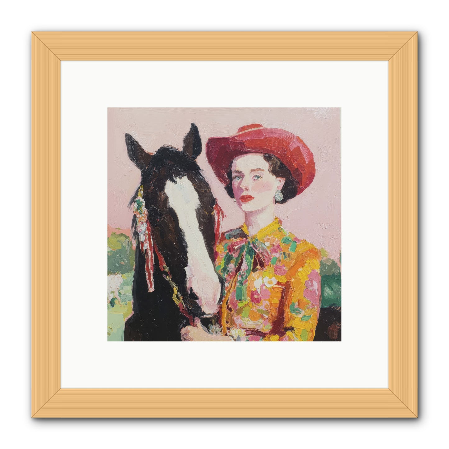 The Far Side of Wonder -- Framed Print - Natural 10x10